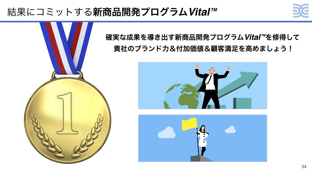 結果にコミットする 新商品開発プログラムVital™︎