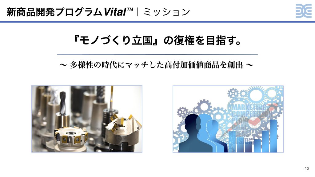 新商品開発プログラムVital™︎ ミッション